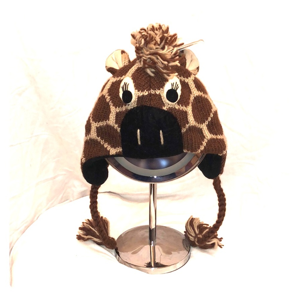 Nirvanna Designs Baby Giraffe Fleece Hat